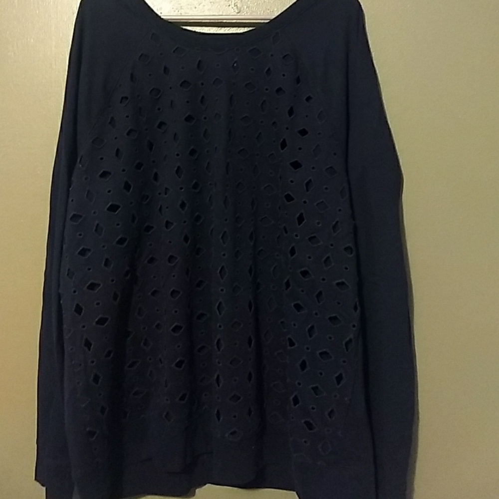 Eyelet Sweater